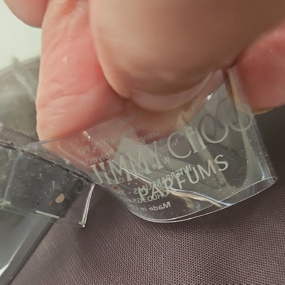 Jimmy Choo Gray and Silver Tote Bag Modern Design With Included Wallet - Picture 8 of 9